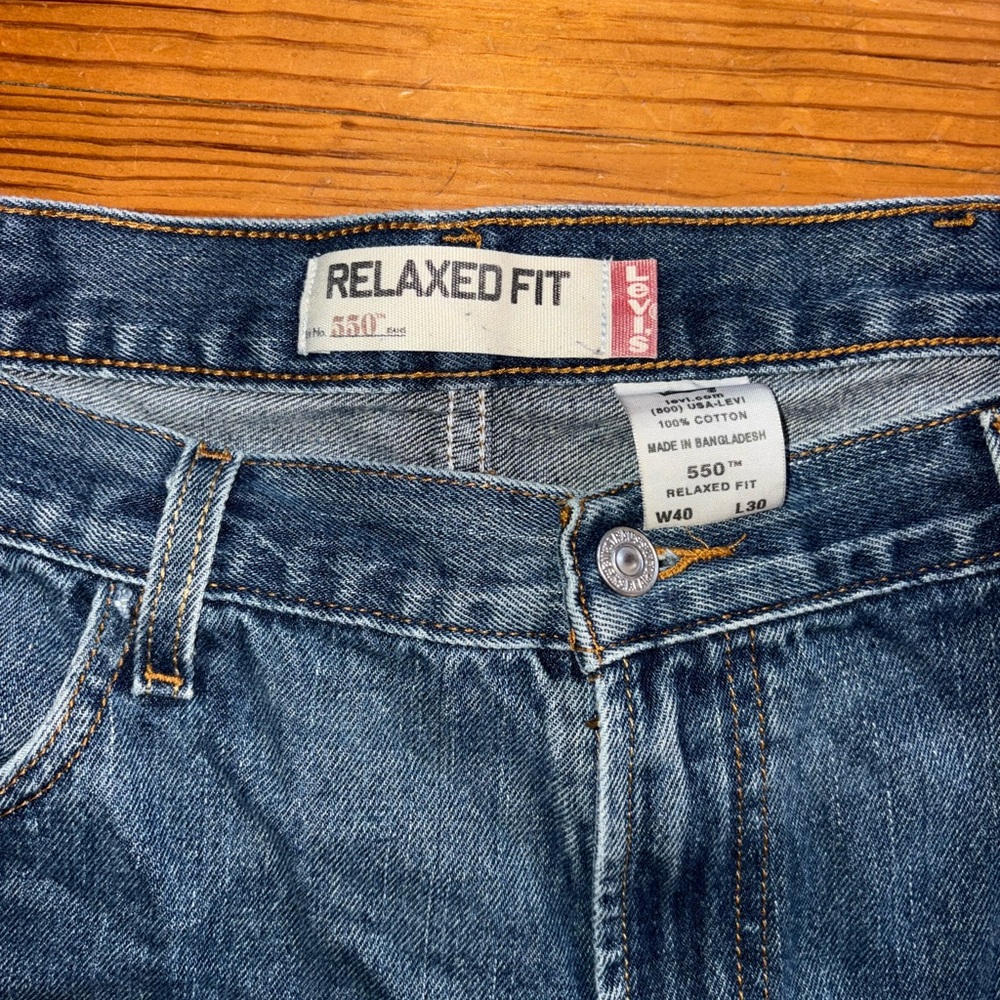 Vintage Levis Oversized Low Waisted Jeans - Picture 5 of 5